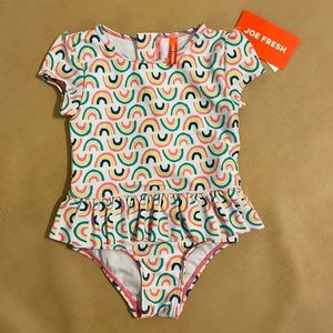 NWT 2T Joe Fresh one piece swimsuit
